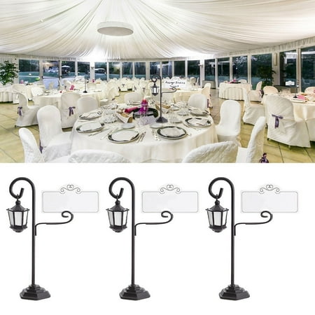 

Shpwfbe Street Lamp Place Card Name Holders Table Number Decoration Wedding Favors 3PC kitchen gadgets