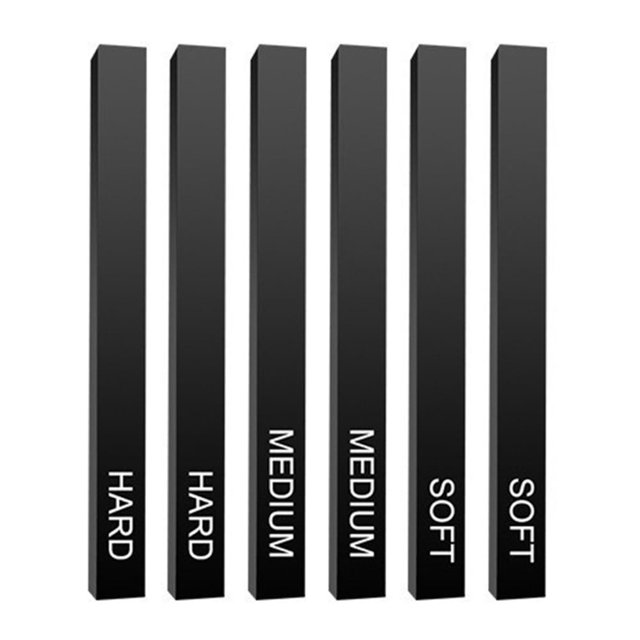 DEBGFS 6 Pieces Graphite Material Sticks Square Compressed Charcoal Sticks Drawing Pencils Set for DIY Drawing Crafts, Sketching, Shading, Beginners and Artists
