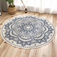 thumbnail image 1 of Concise Fresh Nation Wind Circle  Geometric Printed Carpets For Living Room Carpet Kitchen Bathroom Anti-Slip Floor Mats, 1 of 6