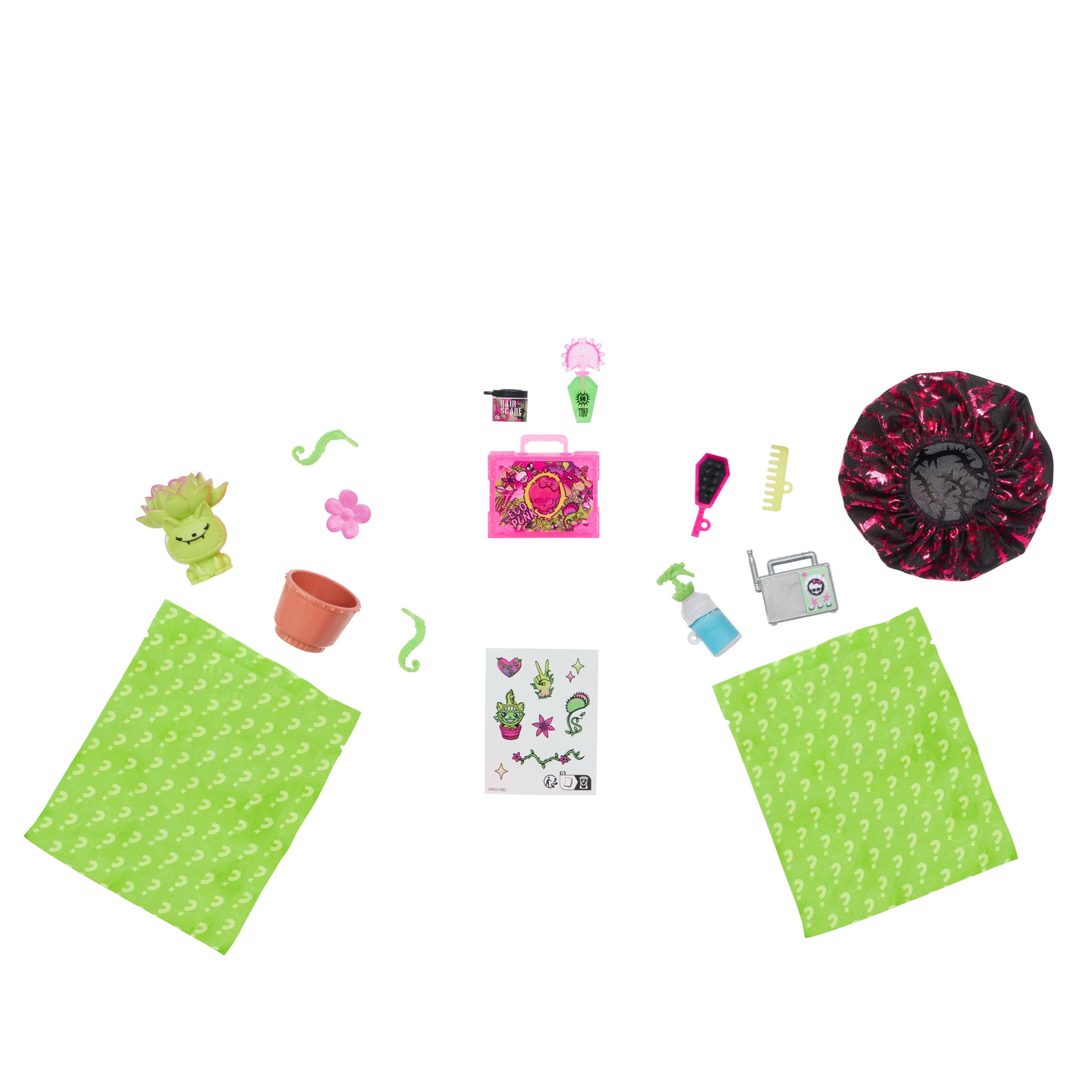 Monster High Self-Scare Secrets Venus McFlytrap Fashion Doll with 13 Realistic Accessories