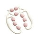 thumbnail image 4 of Rodillo de masaje de piernas de 9 ruedas, masajeador muscular de brazos y piernas, masajeador de mano Rosa, 4 of 9