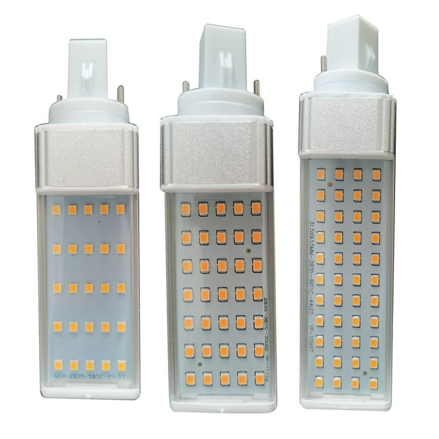 5/9/7W E27/G24/G23 2700/6500K 2835 Horizontal Plug Lamp LED Corn Bulb Spot Light