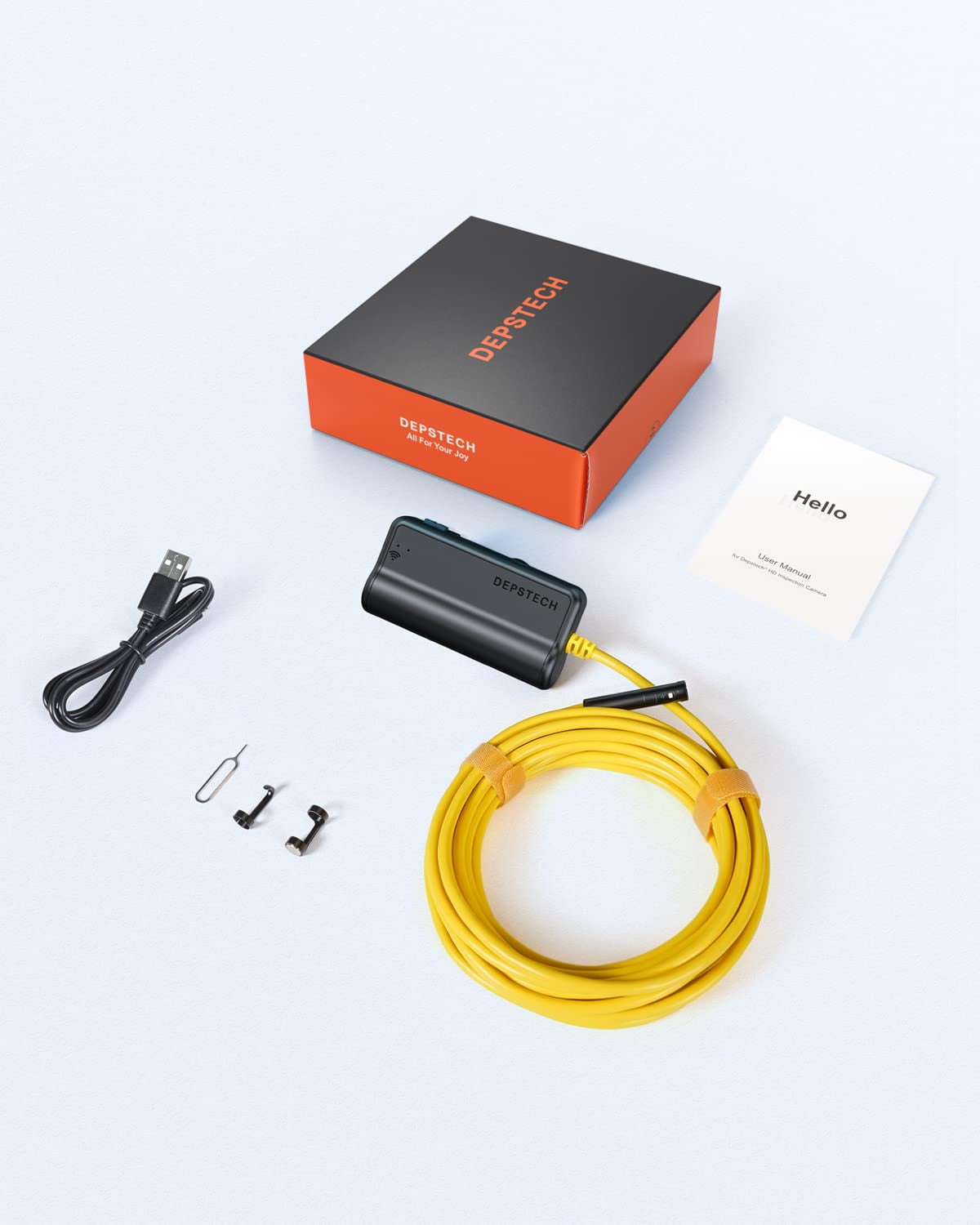 DEPSTECH WF010 Wireless borescope Endoscope 2.0MP HD Snake Camera