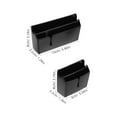 thumbnail image 2 of PAMINGONO 2Pcs Black Car Storage Organizer with Adhesive Mount for Tickets Receipts and Phone Holder, 2 of 8
