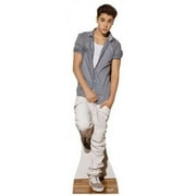 Star Cutouts, Justin Bieber (Checkered Shirt), Cardboard Cutout Stand-Up, Celebrity Life-Size Stand-In - 74" x 19"
