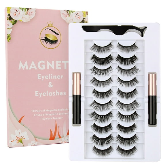 KBANNICAL Eyelashes, 10 Pairs Lashes With , 6D Lash 5ml Eyelashes Extension Practice Lashes Profusion Eyelash Lift And Tint Poop Lunch Eyelashes