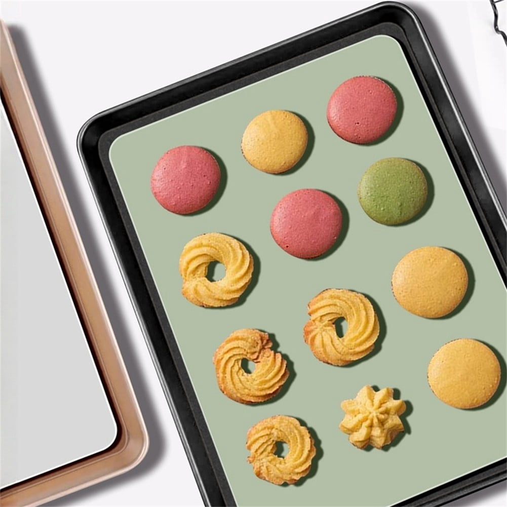 AFQH 4PCS Silicone Baking Mat Rolling Dough Pad Oven Heat Insulation Placemat 40x30cm
