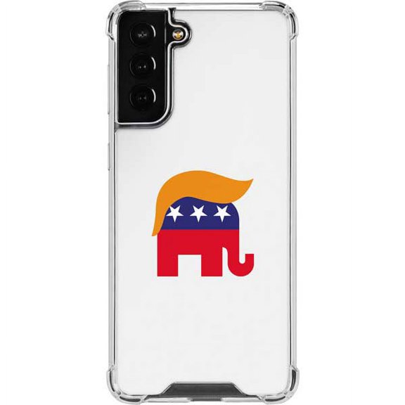 Skinit Political Republican Trump Hair Galaxy S22 Plus Clear Case
