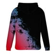thumbnail image 4 of Long Sleeve Pullover For Men Vintage Graphic Streetwear Hooded Sweatshirt Winter Fall Y2k Office Lounge Hoodie Hot Pink XL, 4 of 4