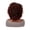 Red, variant on Retro Dreadlock Short Curly Wig for Women, Twisted Braids Costume Wig