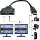 thumbnail image 1 of 1080P HDMI Male to Dual Female 1 in 2 Out Splitter, 1 of 4