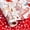 White Dogs Candy Cane, variant on HOMERAL Christmas Wrapping Paper Roll - Gift Wrap with a Penguin Pattern Wearing a Hat and Scarf - Perfect for Christmas - 17 Inch X 33 Feet