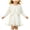 White, variant on WXFAZCVU Cardigan for Girls Cute Casual Knit Sweater Long Sleeve Fall Outfits Everyday Wear Size 8-9 Years