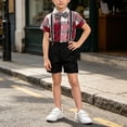 thumbnail image 5 of LvhaoGJOB Little Kids Boys 2-Piece Outfit Set - Multi-Pocket, 5 of 6