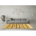 thumbnail image 3 of Ahgly Company Indoor Square Abstract Brown Modern Area Rugs, 7' Square, 3 of 4