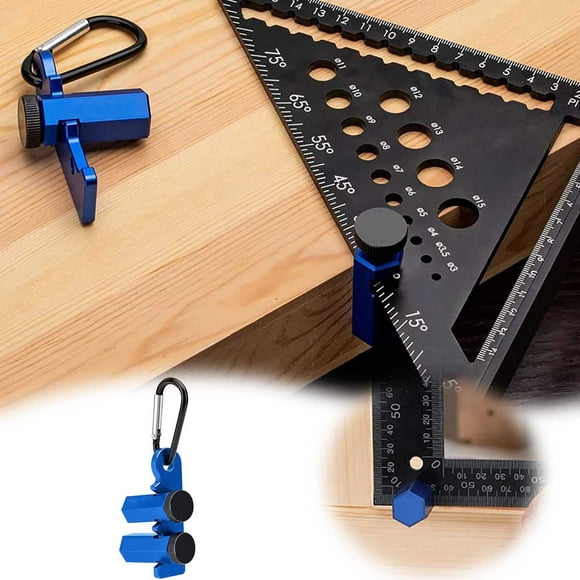 Boreal Craft Function Aluminum Alloy Angle Square Clamp Stair Gauge & Assistant Tool outside Corner Trim Stainless Steel Digital Caster Gauge Foam Molding Corner Smart Measuring Tape Folding Measuring