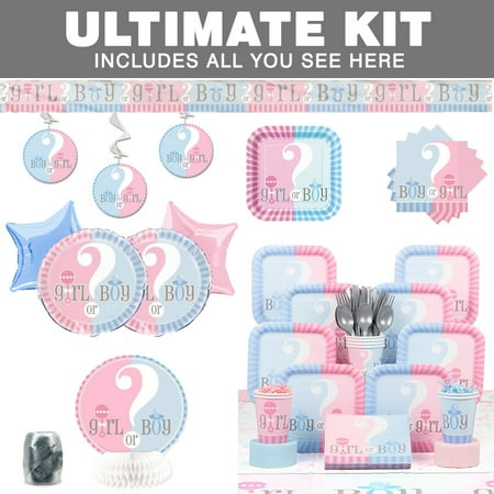  Gender  Reveal  Ultimate Kit Serves 20 Baby  Shower Party  