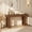 Brown, variant on Asofer 63" Console Table, Narrow Entryway Table Wooden Top for Living Room, Foyer, Nutural