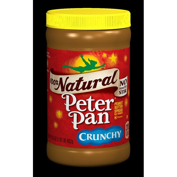 3 Pack Peter Pan Natural Crunchy Peanut Butter Spread 16 3 Oz Walmart Com Walmart Com