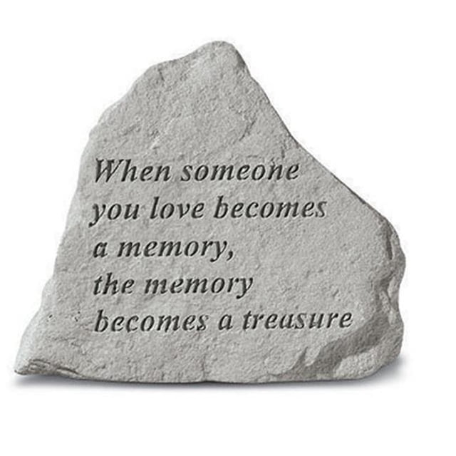 Kay Berry- Inc. 75620 When Someone You Love Becomes A Memory - Memorial - 5.25 Inches x 4.5 Inches