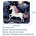 thumbnail image 5 of Unicorn Square Gaming Mousepad Desk Mat Non-Slip Rubber Bottom Printed 8.3x9.8 Inch Suitable for Office and Gaming, 5 of 6
