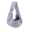 thumbnail image 1 of Transportín para perros ARZQUT reversible con bolsillo de almacenamiento gris, 1 of 7