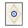 thumbnail image 2 of Stupell Industries Vivid Blue Eye Vintage Geometric Deco Glam Shapes, 16 x 20, Design by Amanda Greenwood, 2 of 5