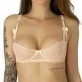 thumbnail image 2 of Soutien-gorge Balconnet en Dentelle Non Doublé Demi-Cup avec Armature et Couvercle Adhésif Réutilisable, 2 of 4