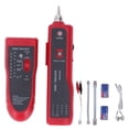 thumbnail image 1 of BuyWeek Buscador de línea de probador de cable de red, rastreador de cable de red de receptor de rastreador de cable para mantenimiento de prueba de línea telefónica con auricular, 1 of 8