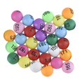 thumbnail image 2 of 100 Pcs 4cm Pp Table Tennis Balls Printed Pong Balls With Number For Game Party Decoration (mixed Color), 2 of 3