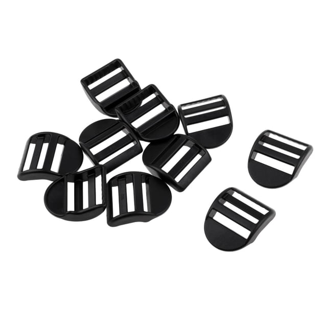Hebillas Deslizantes de Plástico Duradero Piezas para Cinturón de Correa de Correa de 1 "Bolsa de de Senderismo para Acampar Sharpla Correas