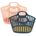 thumbnail image 2 of 2Pcs Durable Plastic Fruit and Vegetable Storage Basket for Home Use Assorted Color, 2 of 9