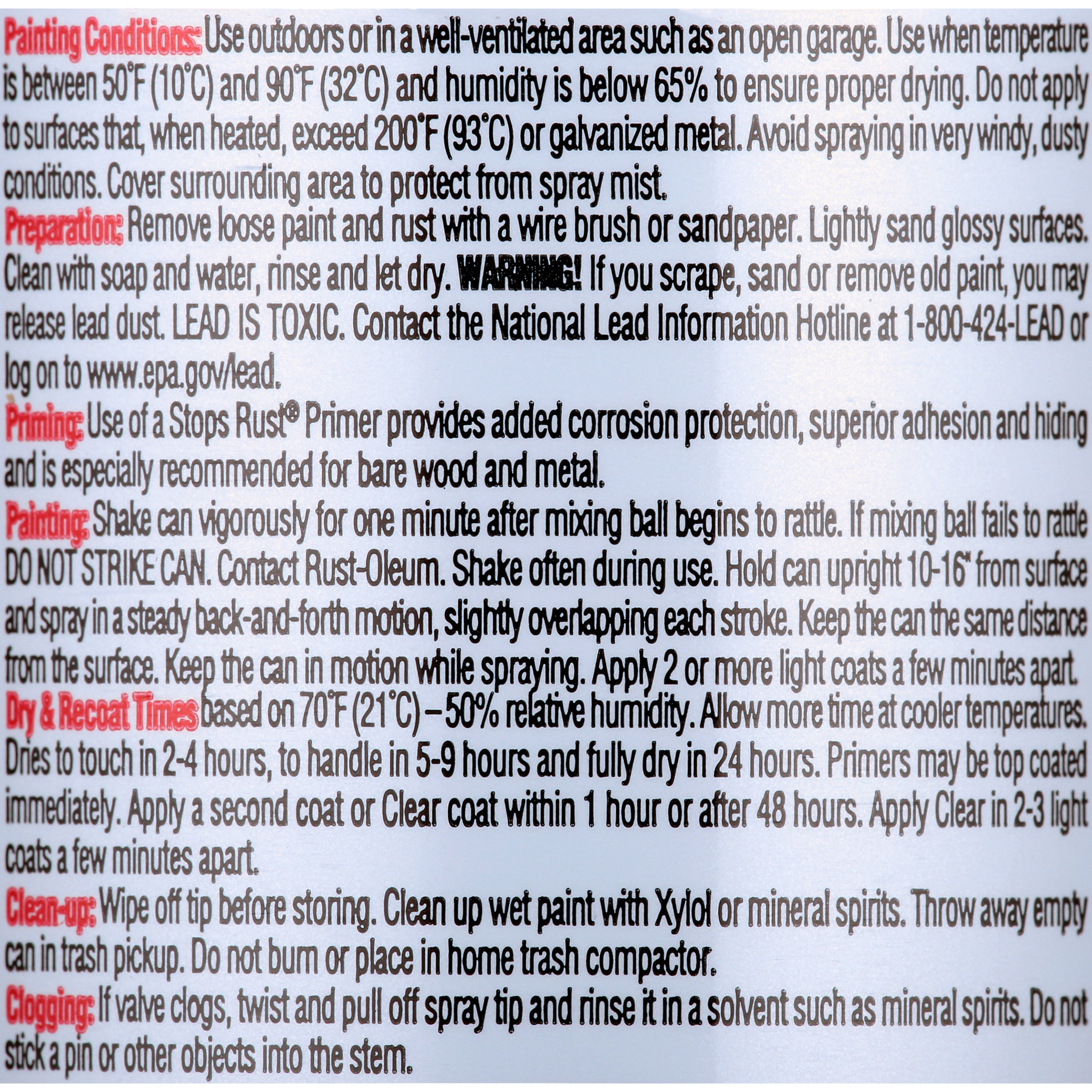 White, Rust-Oleum Stops Rust Protective Enamel Semi-Gloss Spray Paint-7797830, 12 oz