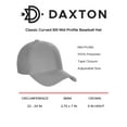 thumbnail image 4 of Daxton USA States Classic Structured Golf Dad Hat Cap, Gold Hat Dallas, 4 of 4