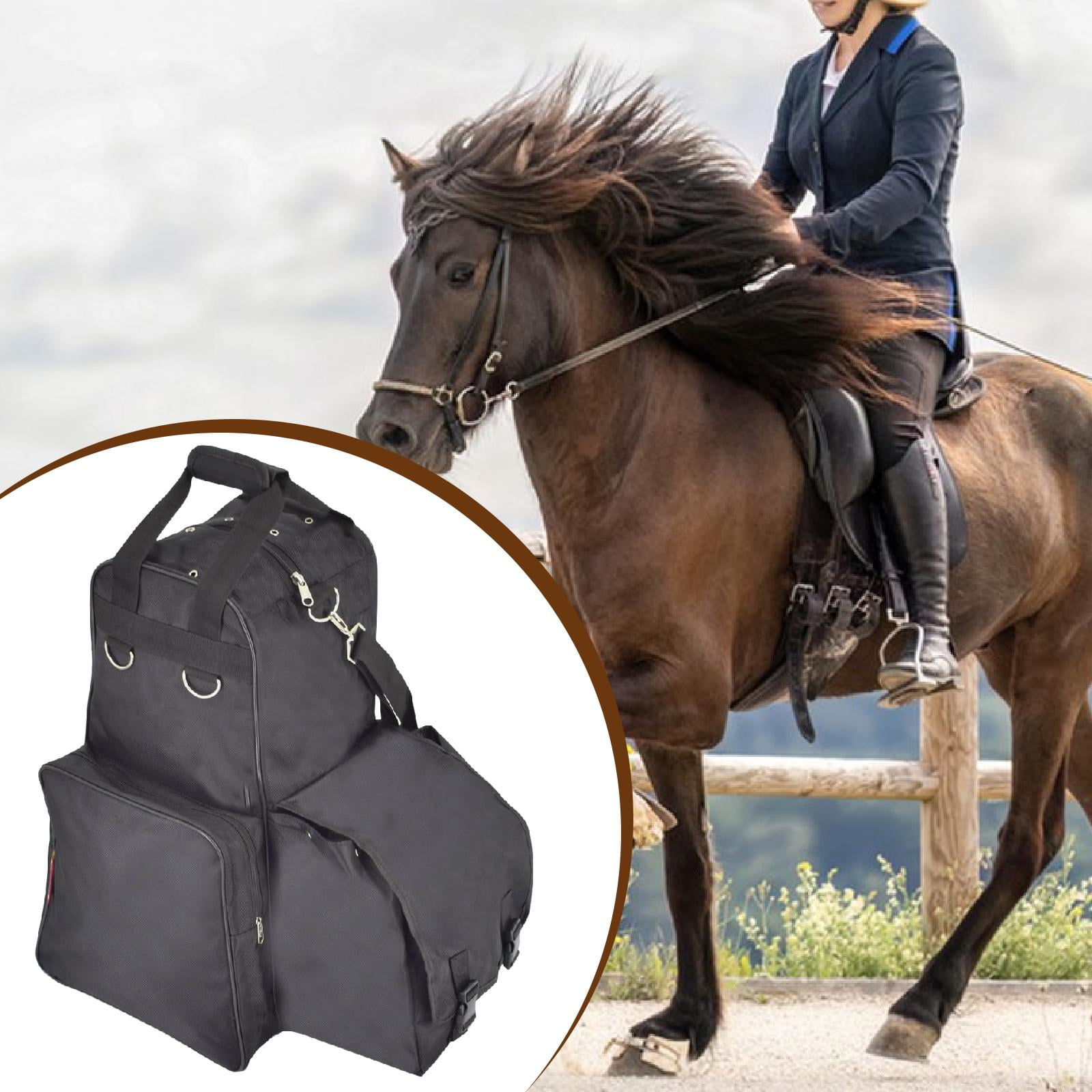 simhoa Equestrian Pack Equipment Versatile Waterproof Large Capacity Wear Resistant
