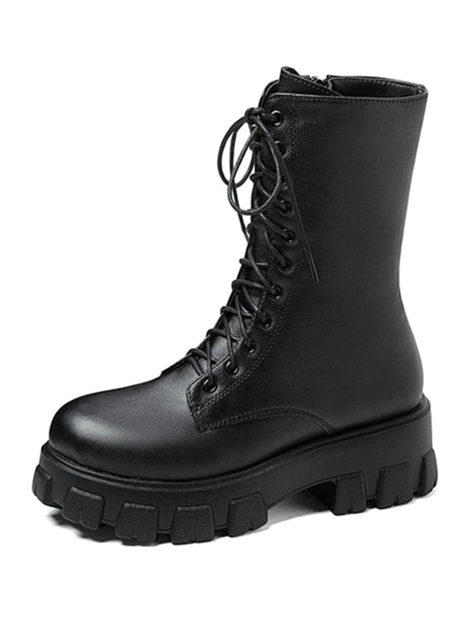 mid calf combat boot