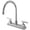 Polished Chrome, variant on Kingston Brass KS8791CQLLS Claremont Centerset Kitchen Faucet, Polished Chrome