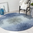 thumbnail image 2 of SAFAVIEH Soho Fiesta Geometric Area Rug, Denim, 6' x 6' Round, 2 of 8