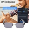 thumbnail image 4 of Real Time Translation Smart Glasses with GPT & DeepSeek Support, AI Multifunctional Assistant Translator Sunglasses, 4 of 7