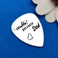 thumbnail image 2 of Fathers Day Gift Guitar Pick Dad Gift from Daughter Son Birthday Gift for Father Daddy Papa Anniversary Gift for Godfather Stepfather Father in Law Christmas Wedding Jewelry Gift for Daddy Men Him, 2 of 4