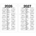 thumbnail image 3 of Recarga de calendario de escritorio AT-A-GLANCE 2025 para uso diario, 9 x 15 cm, hojas sueltas, 3 of 4