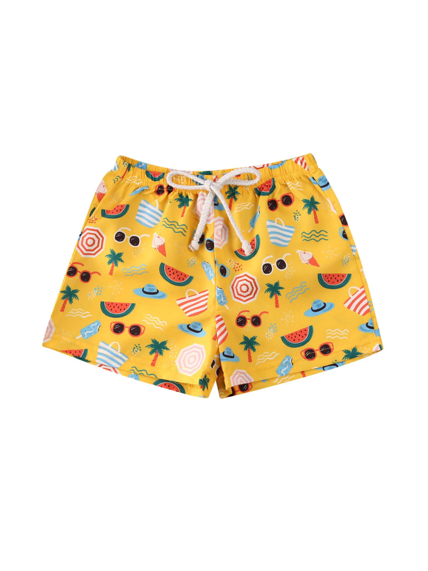 JBEELATE Toddler Girls Boys Summer Swim Trunks Beach Shorts Quick Dry Elastic Waist Baby Swimsuit Bottoms