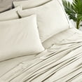 thumbnail image 4 of Bibb Home 2000 Count 6-Piece Bamboo Sheet Set with Snug Grip, 4 of 5