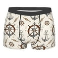 thumbnail image 5 of Uemuo Anchor with Rope Pattern Men's Boxer Briefs,Trunk Anti-Chafing,Comfortable, Durable, and Stylish Underwear-Small, 5 of 9