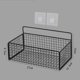 thumbnail image 4 of Mesa auxiliar de esquina,Mesa auxiliar de esquina de acrílico de 3 niveles,Cesta de almacenamiento colgante,Cesta de almacenamiento para gabinete organizador de pared colgante,Estantes de, 4 of 8