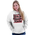 thumbnail image 5 of Single Cool Cute Funny Auntie Aunt Hoodie Sweatshirt Women Brisco Brands M, 5 of 6