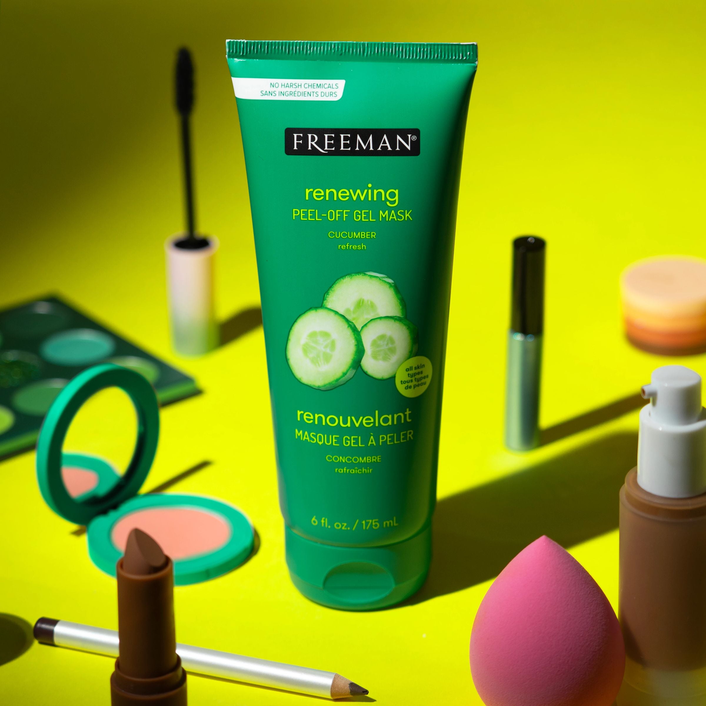 Freeman Feelings Beautiful Cucumber Facial Peel-Off Mask, 6.0 FL OZ