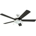 thumbnail image 6 of Prominence Home Bolivar 52" Chrome Ceiling Fan with 5 Blades, Integrated LED Light Kit, Pull Chains & Reverse Airflow, 6 of 6