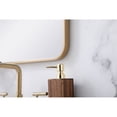 thumbnail image 5 of Soft corner metal rectangular mirror 18x36 inch in Brass, 5 of 5