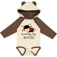thumbnail image 3 of Inktastic Loved by My Auntie Ladybug Boys or Girls Long Sleeve Baby Bodysuit, 3 of 5